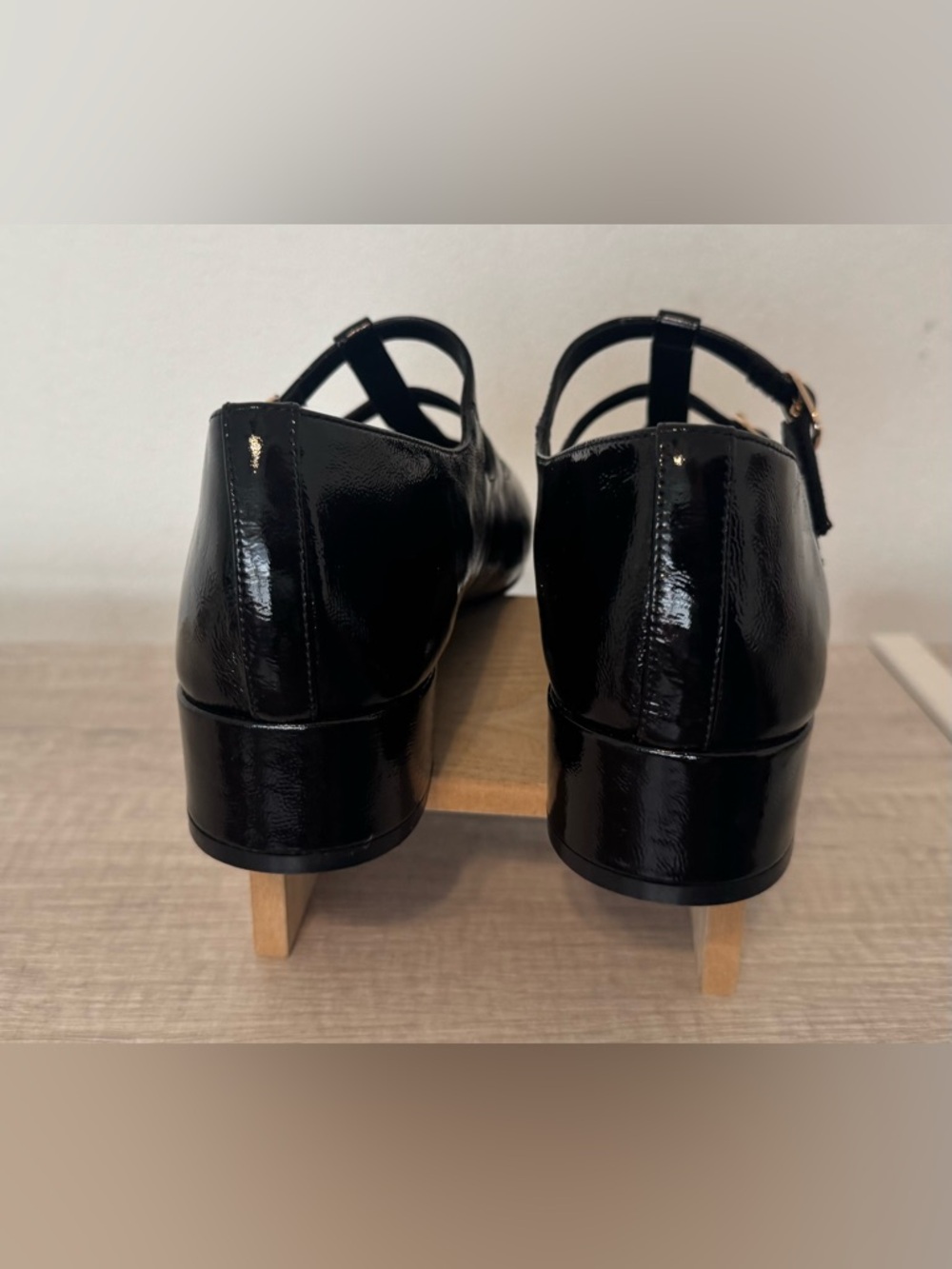 Jeffrey Campbell Filmstar Mary Jane Patent Leather Pumps Kitten Heel Size 10 - Picture 5 of 9